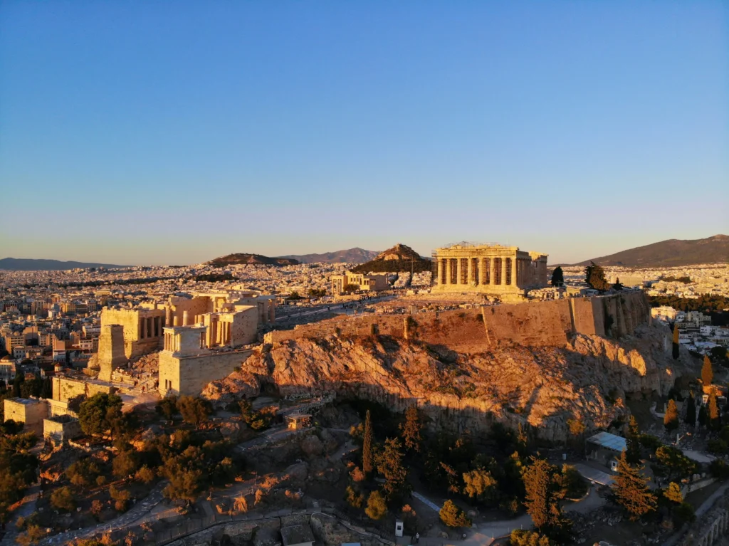 The Acropolis in Athens from a distance, image by Dimitris Kiriakakis
